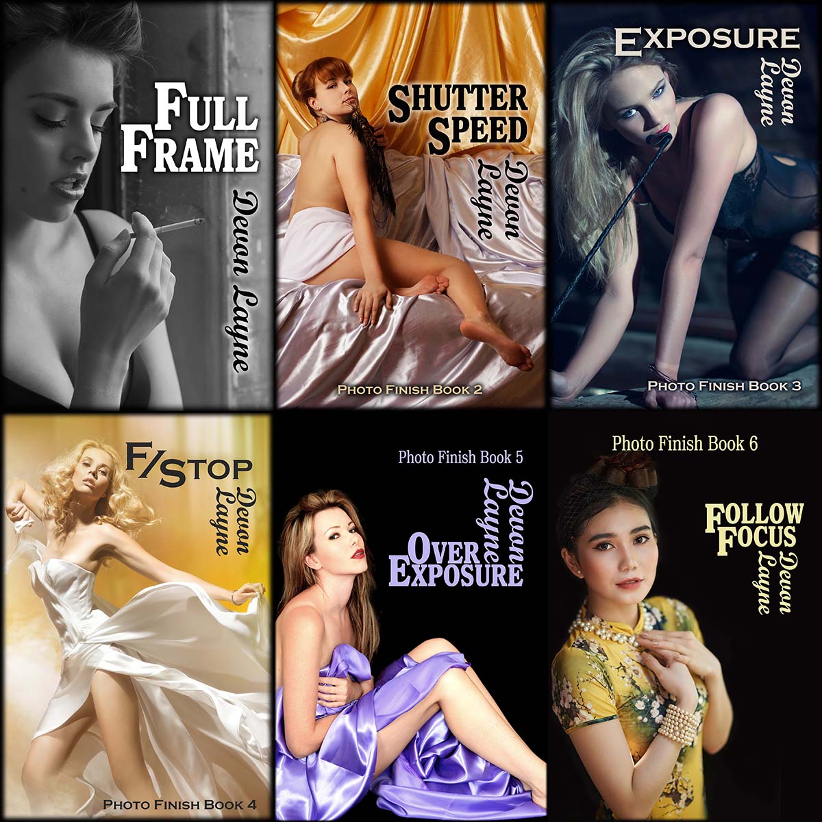 Covers of Photo Finish Series