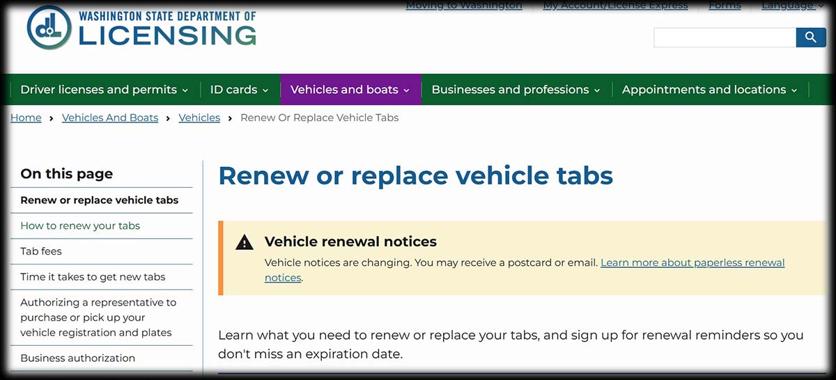 Screenshot tab renewal
