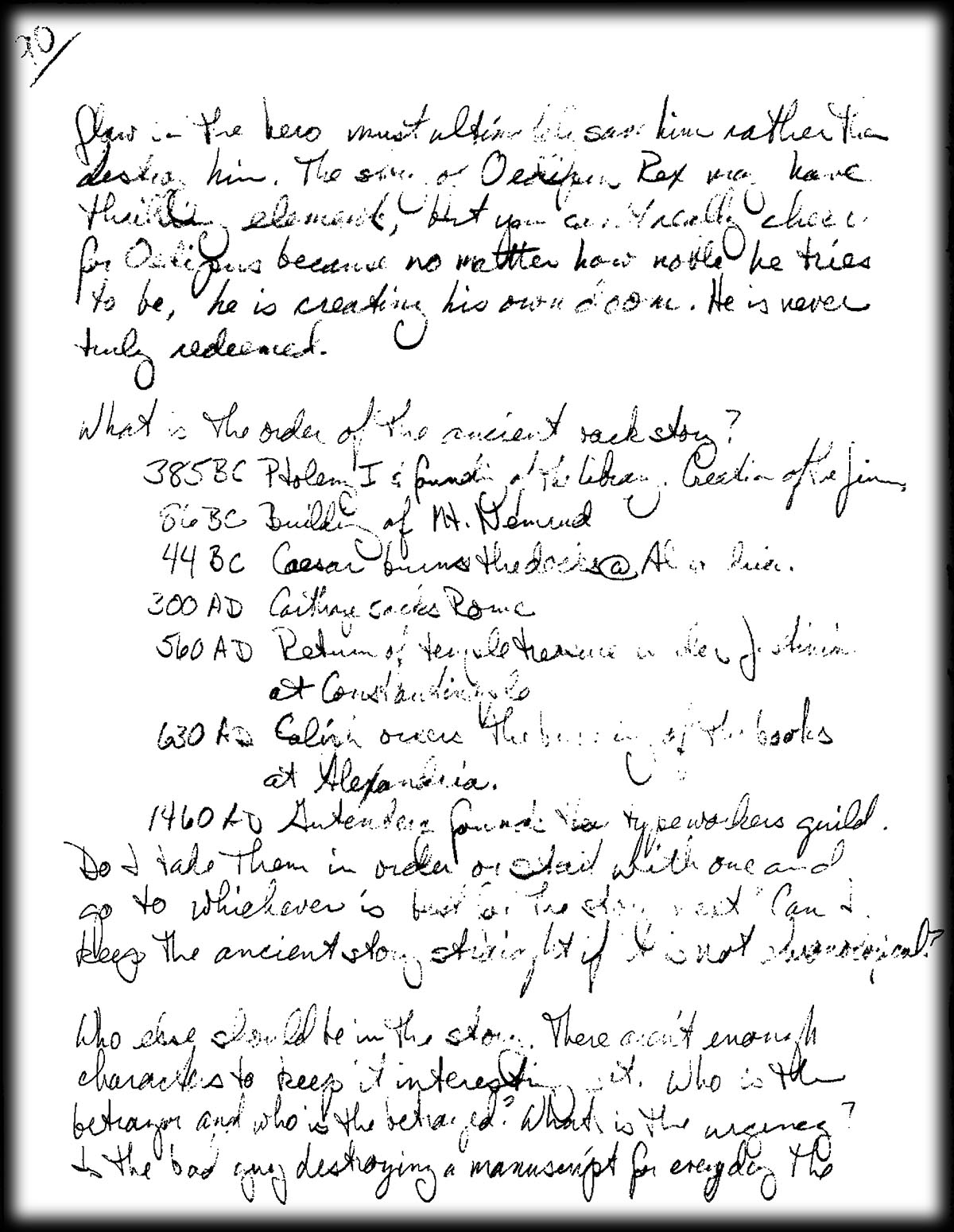 Notes from The Gutenberg Rubric